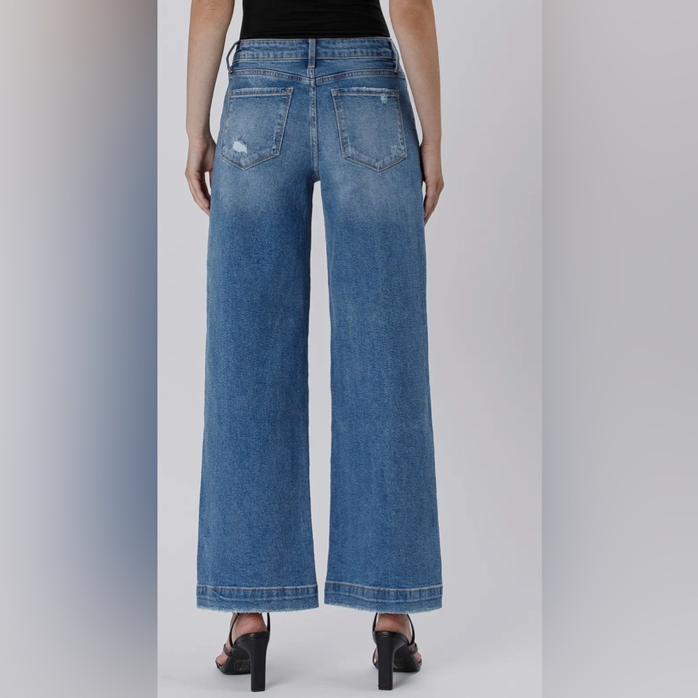 High Rise Trouser Denim - Picture 6 of 6